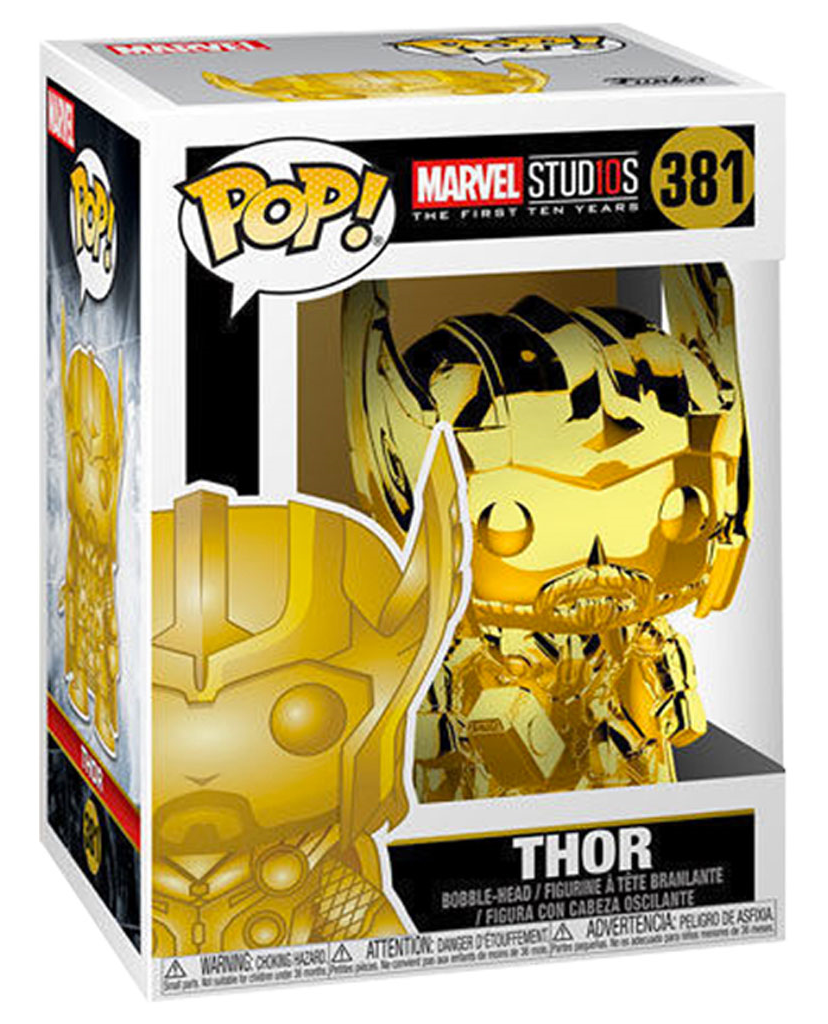 Vinyl Figure Thor Chrome Pop Marvel #381 Thor (gold)